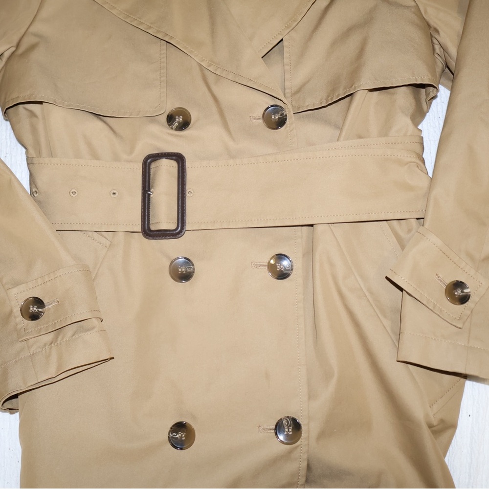Zara Beige Classic Trench Coat - Picture 5 of 6